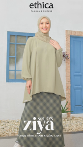 ONE SET ETHICA ZIYA SET 05 ATASAN DAN ROK TERBARU DAILY KASUAL KEKINIAN KONDANGAN KULIAH TERMURAHHH
