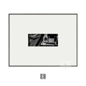 Aluminum Alloy Narrow Frame Modern Black and White Decorative Painting Living Room Dining Room Entrance Bedroom Paintings Photo Wall Small Painting
