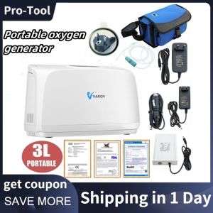 Portable Oxygen Machine Air Purifier 3L Oxygen Concentrator Home Travel Oxygen Generator Nebulizer Ventilator