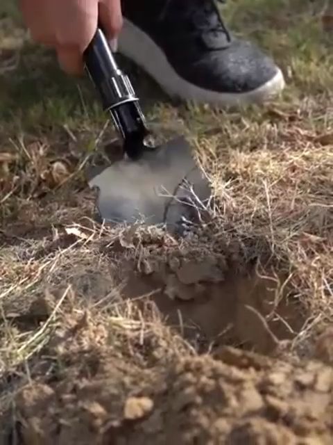 Deli ชุดทำสวน 3 ชิ้น อุปกรณ์พวนดิน พลั่วขุดดิน