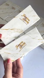 20g Marble Joyful Box - Famous Amos Cookie Doorgift Food Snacks - Wedding / Corporate / Thank You Gift