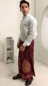Sarung Batik Gunungan Arjuna by Galeri Tuan bisa COD Sarung Mat Rayon Dewasa Bisa COD Sarung Batik Wayang yang Keren
