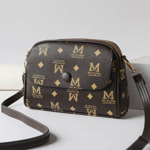 Womens Crossbody Bag Summer New Arrival Fashion Print Womens Shoulder Bag Double Zipper Large Capacity Mobile Phone Bag Mothers Bag