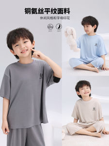 Simple Comfortable Short Sleeve T-Shirt for Boys Home Wear Summer New Arrival Casual Style Childrens Top Durable Material
