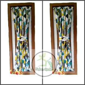Gorden kupu2 tebal motif segitiga piramida