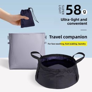 MONLEYTA | Portable Folding Water Basin For Travel Camping Outdoor Activities Hotel Use Laundry Face Washing Bucket Foot Bath Tub