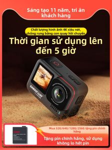 SARGO | Máy Quay Hành Động Chống Rung 4K Ultra HD Cho Mũ Bảo Hiểm Không Có Chế Độ 360 Độ Panorama