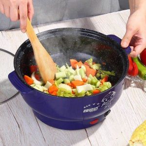 Multifunctional Electric Cooking Pot Home Use Hot Pot Dormitory Student Noodles Porridge Stir-Fry Stone Inner Pot Kitchen Appliance