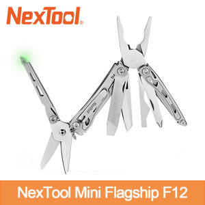 NexTool Mini Flagship F12 Multi Tool Pliers 13 In 1 Folding EDC Multitool Screwdriver File Ruler Outdoor Camping Tools