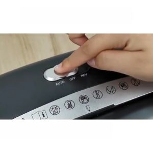 Paper Shredder Paper Cutter 6 Papers Automatic Cutting Machine Cross Cut Confidential Document Shredder 10L Office Supplies