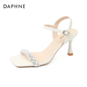 Daphne | Dép Mỏng Gót Nhọn Phong Cách Pháp Đen