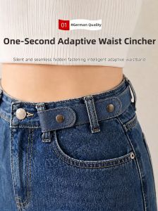 Qianbaihui | Adjustable Invisible Waist Cinch Pants Belt