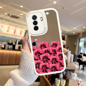 Huawei Enjoy 80 pro 70 50 plus 50Z 60X Soft Silicone Phone Case with Mirror Makeup Lens Full Protection for Women Anti-Fall