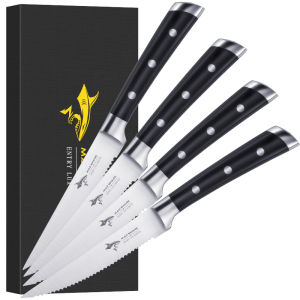 Mad Shark | Sharp Steak Knife with Small Serrated Edge