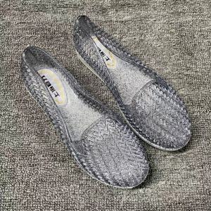 Shanghai Jilishi Womens Low-Top Comfortable Dance Shoes Waterproof Slip-On Crystal Sandals Breathable Work Shoes Rain Boots