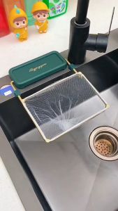 ที่กรองเศษอาหาร ถุงตาข่ายกรองเศษอาหาร พร้อมถุงกรองแยกเศษอาหาร50ชิ้น