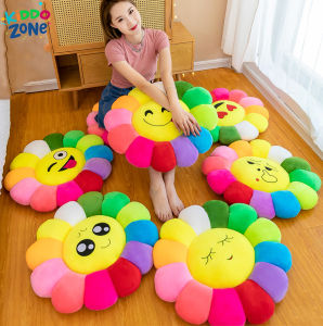 Flower Stuffed Toys Sunflower Pillow Seat cushion pillow pillow toy Gift Plush Doll Children Kids Birthday Gifts Valentines Day Present 35cm