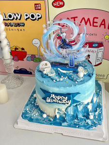 Cartoon Original God Theme Childrens Birthday Cake Decoration Wendy Acrylic Stand Boys Girls Baking Ornaments Decorations