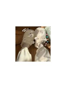 Cute Cartoon Heart Sheep Cotton Slippers Indoor Home Soft Bottom Plush Men Women Couples Warm Home Shoes Rubber Sole