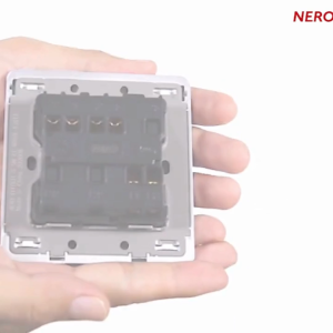 Titanium V111631-S 16AX250V~ 3 Gang 1 Way Switch - Silver