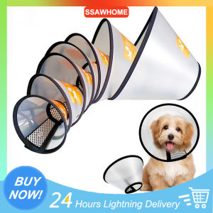 Pet Elizabeth Cone E-Collar: Cat & Dog Safety Collar for Wound Healing Protection