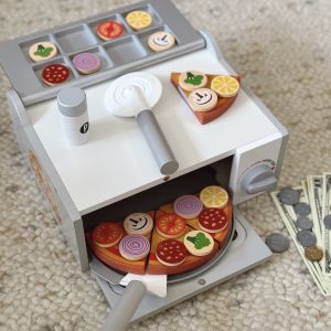 Bếp Nướng Pizza Bằng Gỗ Mô Phỏng Cho Trẻ Em Đồ Chơi Giáo Dục Thực Tế Tự Làm Bánh Mì Bánh Ngọt Trà Điểm Tâm Đồ Chơi