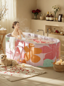 GWYNET | Foldable Family Bathtub for Adults and Children Home Use