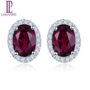 Aquamarine Stud Earrings in 925 Silver with Natural Real Gemstone, Perfect Gift for Women