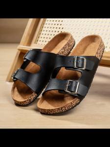 Slippers for Men and Women Birken Indoor Non-Slip Cork Slippers Women Beach Outdoor Home Comfortable Casual Sandals Large Size