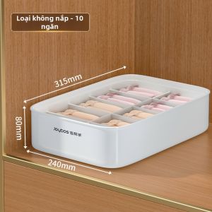 Joybos | Hộp Đựng Có Nắp Chia Ba