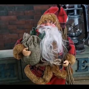 Santa Claus Doll Happy Merry Christmas New Year Ornaments Decorations for Home Table Xmas Decoration