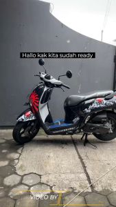 Decal Sticker Honda New Scoopy 2025 MOTIF kanji jepang