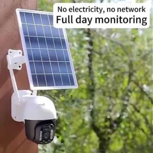 BUY 1 TAKE 1 V380 PRO Solar CCTV Camera 4G SIM/WIFI Connect 360 Waterproof HD Surveillance Color Night Vision Two-Way Audio Auto Tracking CCTV Security Cameras
