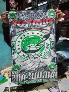 1 HARI JADI BONUS STIKER TERLARIS TERMURAH BENDERA SYEKHERMANIA PECINTA SHOLAWAT