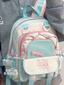 [ ✅Ready Stock ]Tas sekolah korea style fashion warna/Tas siswa berwarna permen lucu/Wanita Tas Sekolah tahan air/tas sekolah cewek smp