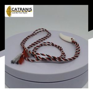 CATRANIS KALUNG TALI TRIDATU BALI BANDUL TARING ETNIK PRIA DAN WANITA