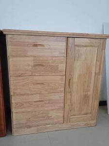 Customized Solid Wood Five Chest of Six Drawers Chinese Minimalist Modern Storage Living Room Drawer Bedroom Oak Storage Cabinet