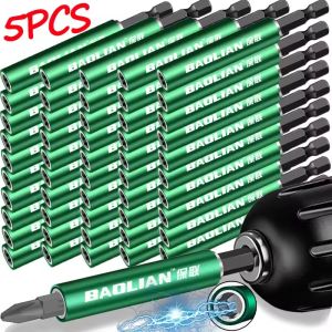 【XZxinzhan】5Pcs Magnetic Hexagonal Shank Extension Connect Rod Telescopic Extension Rod Screwdriver Joint Power Tool Magnetic Drill Bit Holder