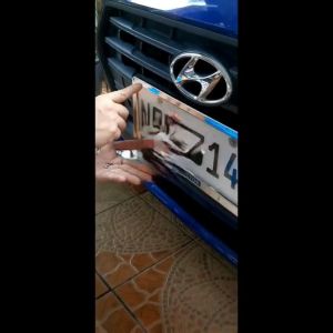 Universal License plate number for car plate number customize car accessories 2Pcs with covers