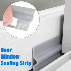 2M Self Adhesive Soundproof Foam Window Sealing Strip Weather Stripping Insect Noise Door Seal Gap Filler Artifact Insect-proof Wind-proof Anti-collision