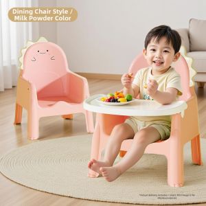 SHENMISHAONIAN | Toddler Low Height Dining Chair With Back Support