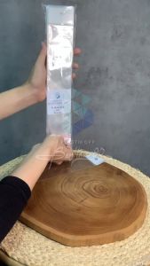 Plastik Display 5x23 Cm 30 Micron Isi100 Lembar/Plastik Perlize / Plastik Aksesoris/Accesoris/Plastik Gantung Snack Murah