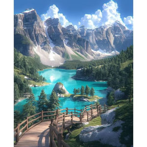500/1000/1200/2000PCS Jigsaw Puzzle Beautiful Landscape Nature Scenery For Adults Home Decor Gift Family Fun Brain Teaser Gift