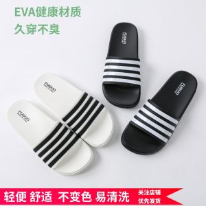 รองเท้าแตะในร่มสําหรับคู่รักกันลื่นกลิ่นรองเท้าแตะห้องน้ําสําหรับใช้ในบ้านฤดูร้อนกลางแจ้งสไตล์เรียบง่ายรองเท้าแตะผ้าฝ้าย