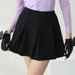Womens Golf Short Skirt Half-length Slimming Badminton Quick-dry Pleated Wrap-around Anti-luminous Skirts Sportswear
