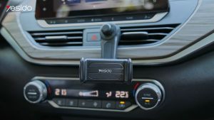 YESIDO C165 Unique Hook Air Vent Car Phone Holder Olecranon Design Full Double 360 Degree Rotation Adjustment Ultra Stable Silicone Cushioned Clips Premium Yesido Model C165