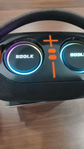 SODLK TX17 Bluetooth Speaker 60W Portable Wireless Speaker with Deep Bass RGB Lights and Bluetooth