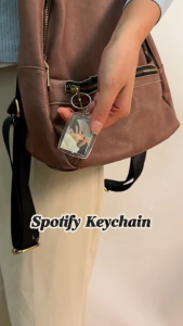 【Mach Gifts】Customised Spotify Keychain with NFC Music Keychain Personalised Birthday Valentines Gift Durable Souvenirs Individual Packaging