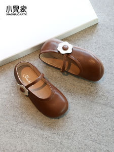 Princess Style Kids Shoes Soft Bottom White Upgraded Mouth Children Boots Autumn Winter Girls Leather Shoes Cute Little Girl Footwear