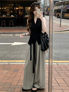PEIZIXUAN | V-Neck Audrey Style Summer Outfit